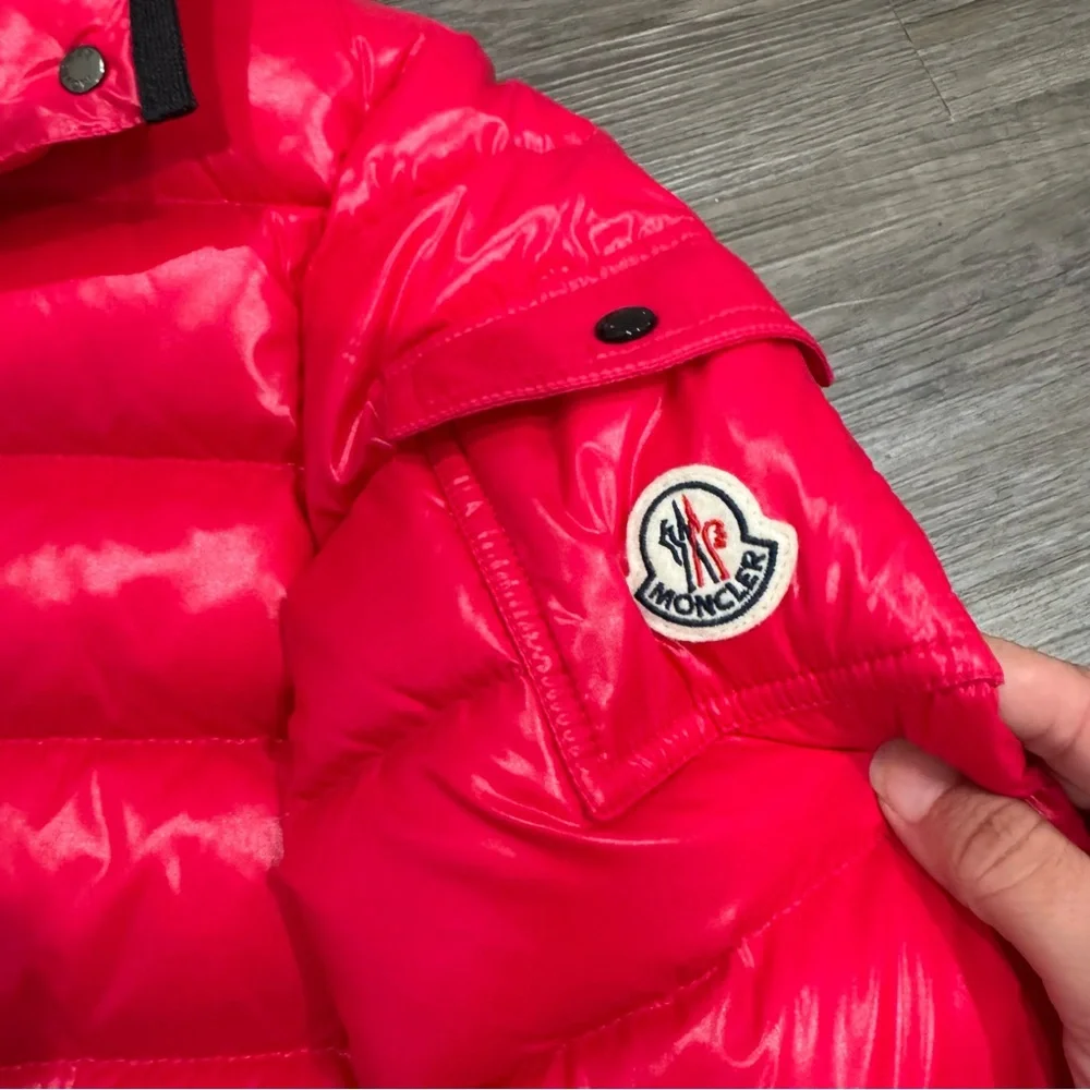 Moncler Bady Giubbotto Hot Pink Puffer Jacket Coat